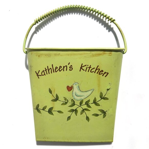 Russ Country Gatherings Personalized Magnet KATHLEEN’S KITCHEN Metal Pail Handle - Picture 1 of 4